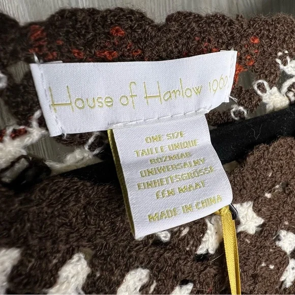 House of Harlow 1960 Crocheted Fringe Shawl - Picture 3 of 6